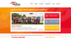 Desktop Screenshot of aksen.cz