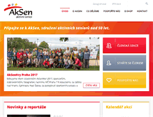 Tablet Screenshot of aksen.cz